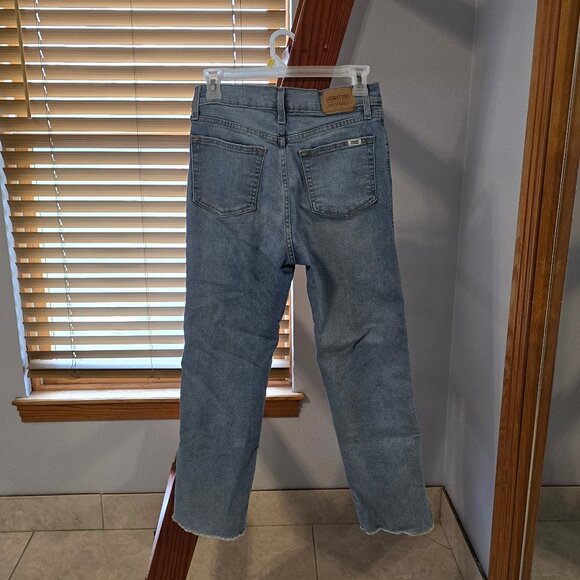 Light-Blue Levi Jeans (Heritage High Rise Straight) - Picture 2 of 6